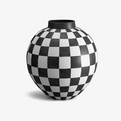 Tobias Oliver Damier Vase | X-Large