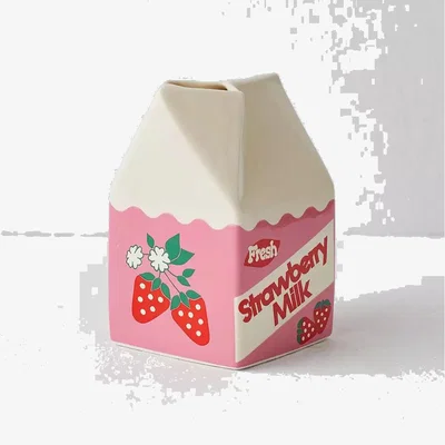 Urban Outfitters ban. do Strawberry Milk Vase - Pink ALL at Urban Outfitters