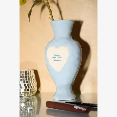 Urban Outfitters You Problem Vase - Blue ALL at Urban Outfitters