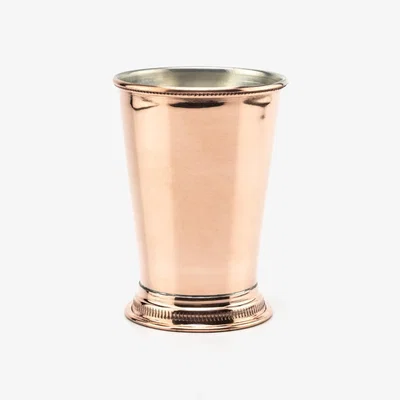 Wolf & Badger Rose Gold Handcrafted Solid Copper Mint Julep Cup | Anatoliacraft
