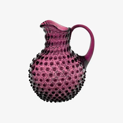 Wolf & Badger Pink / Purple Dew Drop Jug - Violet | Casabyjj