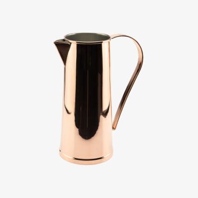 Wolf & Badger Brown Handcrafted Copper Water Pitcher | Anatoliacraft