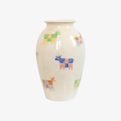 Wolf & Badger The 'Moo' Large Cow Vase Rosanna Corfe
