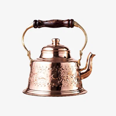 Wolf & Badger Brown Luxury Handmade Engraved Copper Solid Copper Teapot Kettle - Big Size | Modeditions