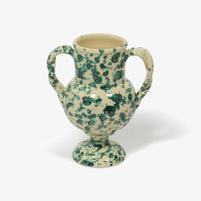 Wolf & Badger Splatter Verona Vase - Regular - Antique Green One Size Sharland England