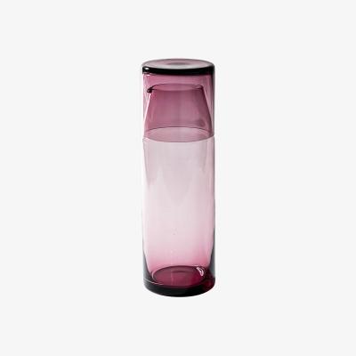 Wolf & Badger Pink / Purple Night Carafe - Wine Red, Large | Sghr Sugahara