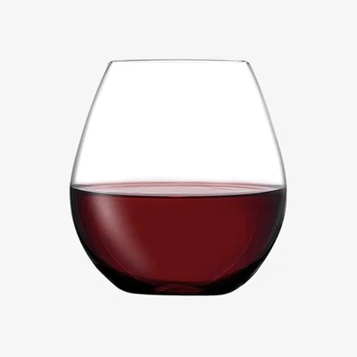 Wolf & Badger Neutrals Pure Crystal Bourgogne Glasses Set Of Four | Turgla Home