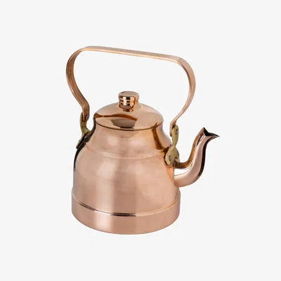 Wolf & Badger Neutrals Handcrafted Solid Copper Teapot – Traditional Turkish Design | Anatoliacraft