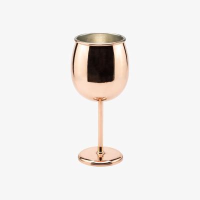 Wolf & Badger Brown Handcrafted Copper Wine Goblet | Anatoliacraft