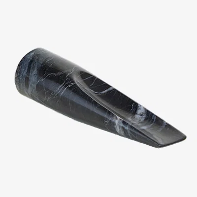 Wolf & Badger Tea Caddy Spoon Marble Black | And Jacob