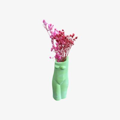 Wolf & Badger Lady Vase - Lime Green | By Shax