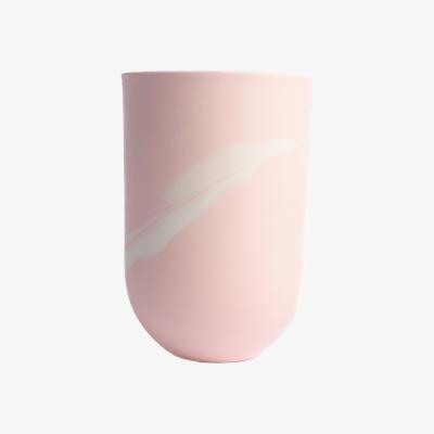 Wolf & Badger Pink / Purple / White Marbled Vase - Pink One Size Michelle Williams Ceramics
