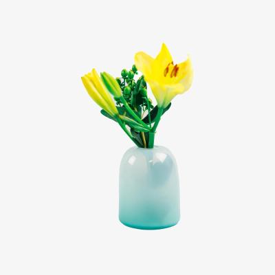 Wolf & Badger Blue Gumdrop Vase - Seafoam Forman Function