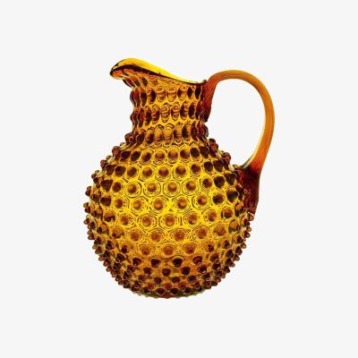 Wolf & Badger Brown Hobnail Large Two Litters Jug - Bronze | Casabyjj