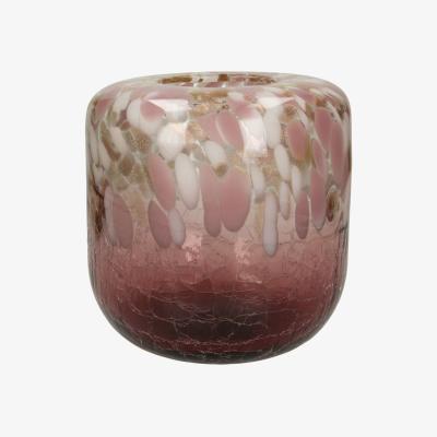 Wolf & Badger Pink / Purple Our Pretty In Pink Hand-Blown Vase | Casabyjj