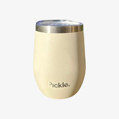 Wolf & Badger Neutrals Ceramic Lined Insulated Drinks Tumbler - Sandy Shores | Pickle Picnics