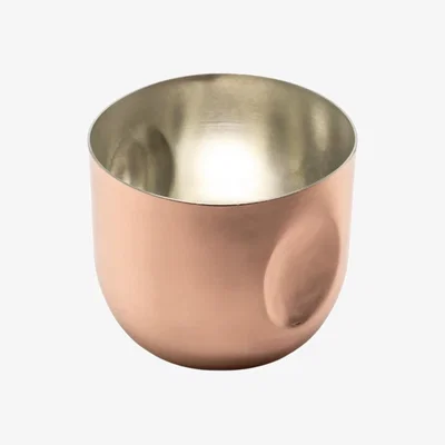 Wolf & Badger Rose Gold Handcrafted Copper Tumbler, Copper Glasses Collection | Anatoliacraft