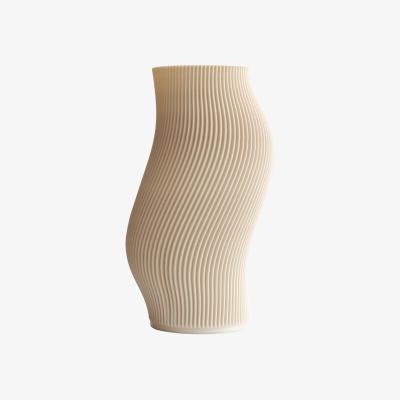 Wolf & Badger White Vase Model Design For Home Decor & Beige | Artchi