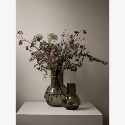 Westwing Glass Vase Bunch, H 30 cm