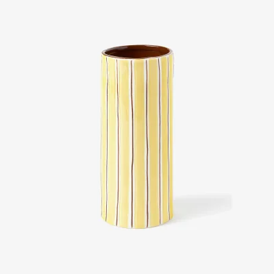 Westwing Hand-Painted Porcelain Vase Ray, H 18 cm