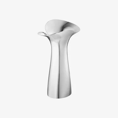 Westwing Stainless Steel Vase Bloom Botanica, H 22 cm