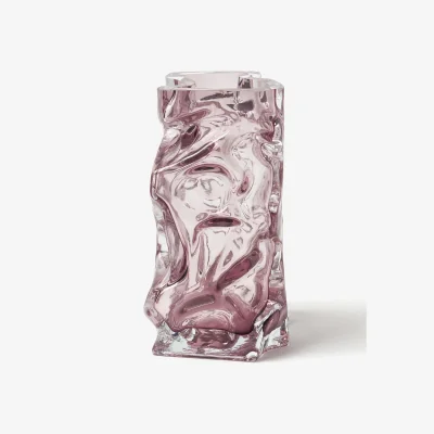 Westwing Mouth-Blown Vase Ice, H 25 cm