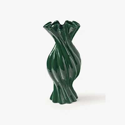 Westwing Glazed Vase Sweety, H 40 cm
