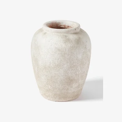 Westwing Vase Leana with Sand Finish, H 32 cm