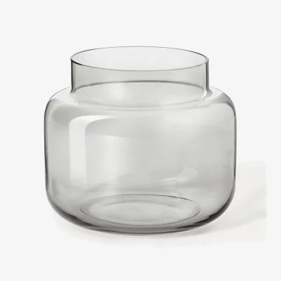 Westwing Glass Vase Lasse, H 14 cm
