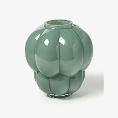 Westwing Mouth-Blown Glass Vase Uva, H 28 cm