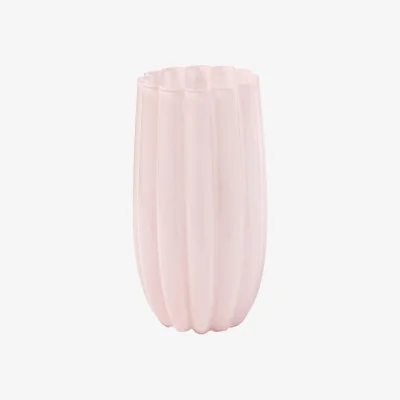 Westwing Mouth-Blown Glass Vase Melon, H 38 cm