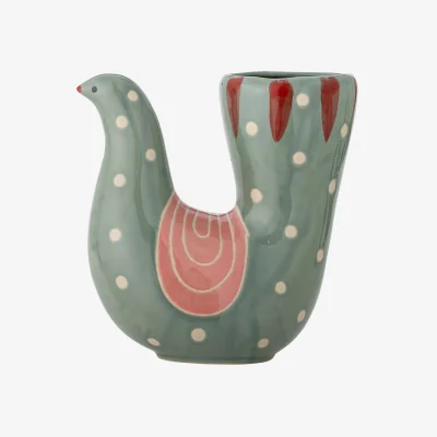 Westwing Hand-Painted Vase Trudy, H 19 cm