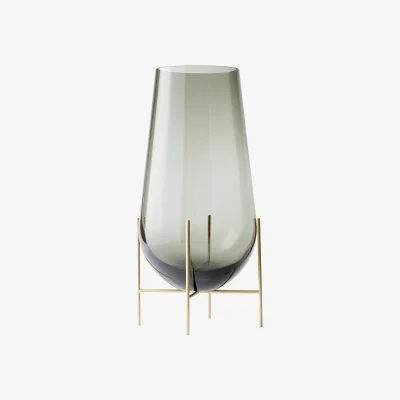 Westwing Mouth-Blown Vase Échasse, H 28 cm