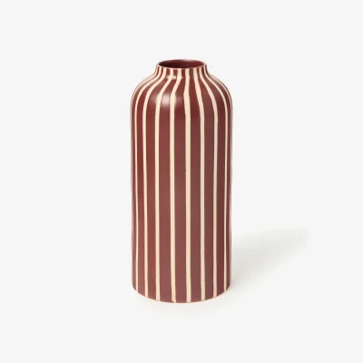 Westwing Hand-Painted Vase Elio, H 23 cm