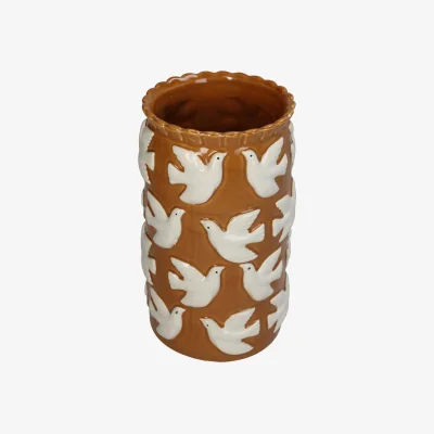 Westwing Vase Birds, H 22 cm