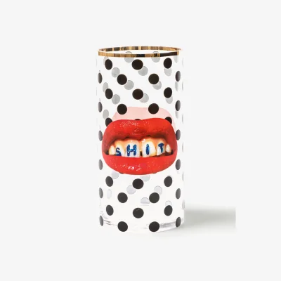 Westwing Glass Vase Toiletpaper, H 30 cm