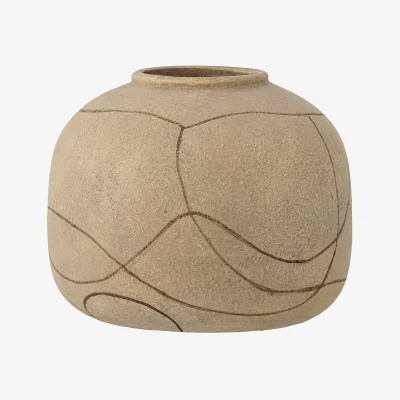 Westwing Deco Vase Niza, H 17 cm
