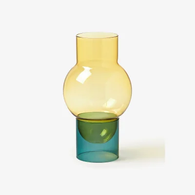 Westwing Mouth-Blown Vase Bubble, H 27 cm