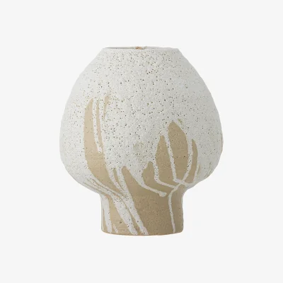 Westwing Stoneware Vase Morag, H 19 cm