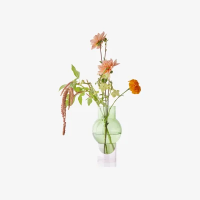 Westwing Vase Bubble Tube, H 27 cm,
