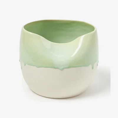 Westwing Dripping-Effect Vase Lane, H 18 cm