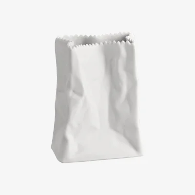 Westwing Porcelain Vase Do Not Litter, H 9 cm