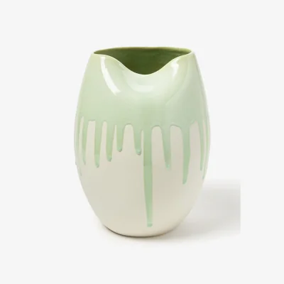 Westwing Dripping-Effect Vase Lane, H 31 cm