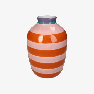 Westwing Striped Vase Echo, H 26 cm