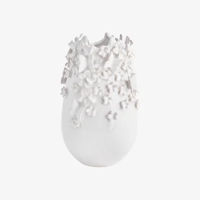 Westwing Vase Daphne with 3D Decoration, H 35 cm