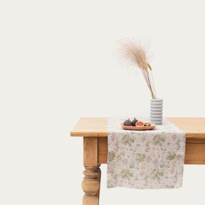 Bombinate.com Botany Washed Linen Table Runner