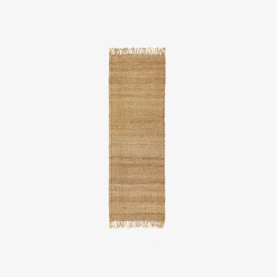 Cult Furniture Kirsten Tassled Jute Runner, Natural