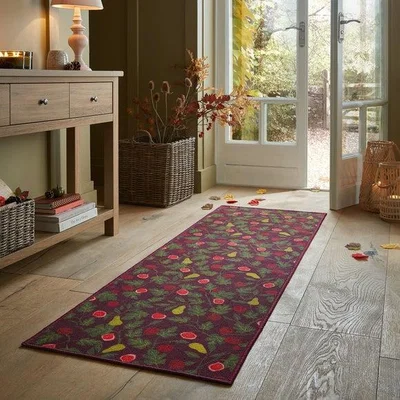 Dunelm Fig and Pear Washable Runner