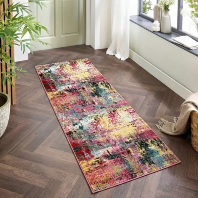 Dunelm Concept Looms Art Flame Runner