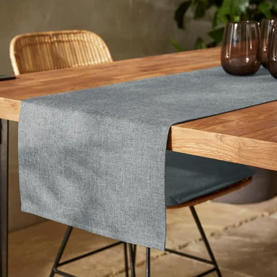 Dunelm Water Resistant Runner Shaded Grey